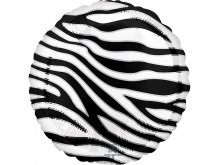 Folinis balionas "Dryžuotas zebras" (43cm)